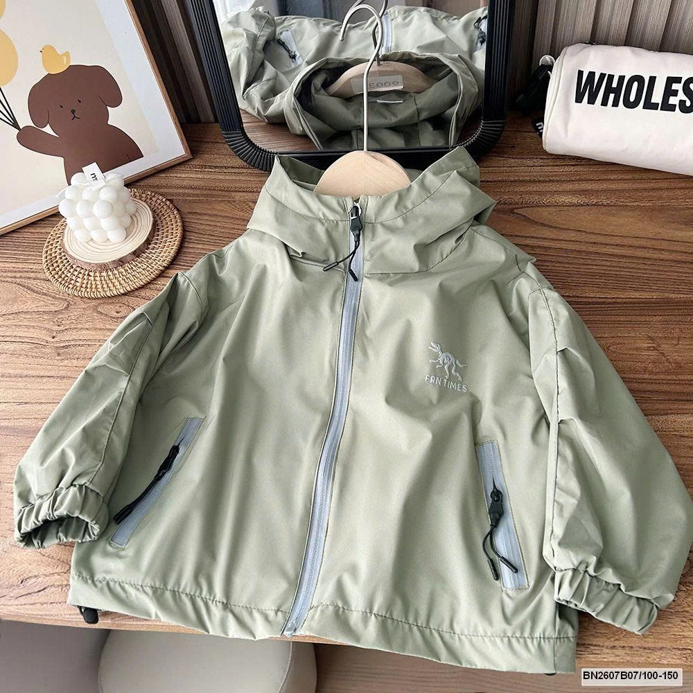 ÁO KHOÁC GIÓ 2 LỚP XƯƠNG KHỦNG LONG