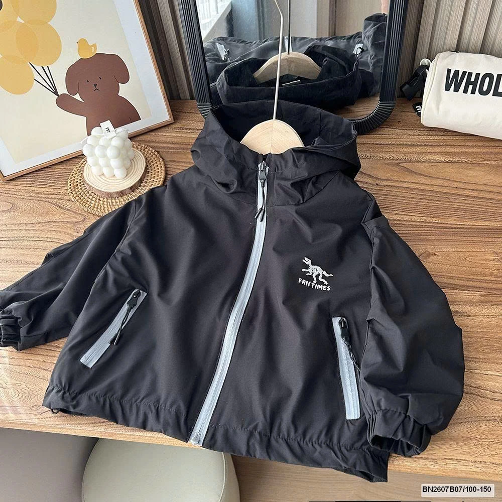 ÁO KHOÁC GIÓ 2 LỚP XƯƠNG KHỦNG LONG