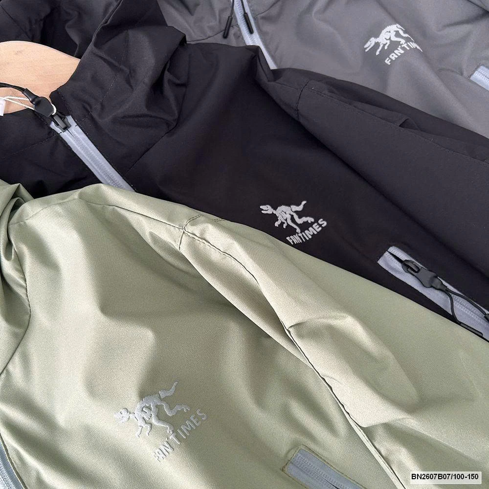 ÁO KHOÁC GIÓ 2 LỚP XƯƠNG KHỦNG LONG