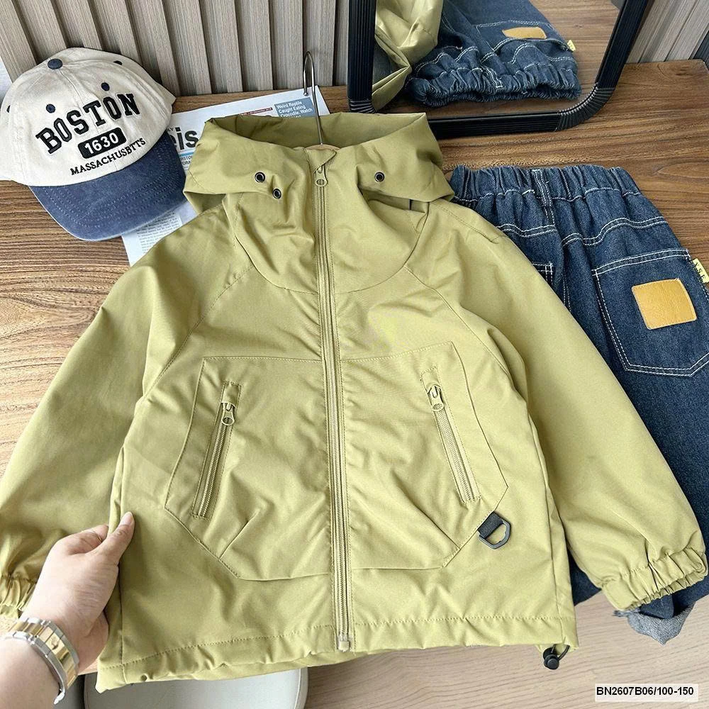 ÁO KHOÁC GIÓ 2 LỚP TÚI CHÉO