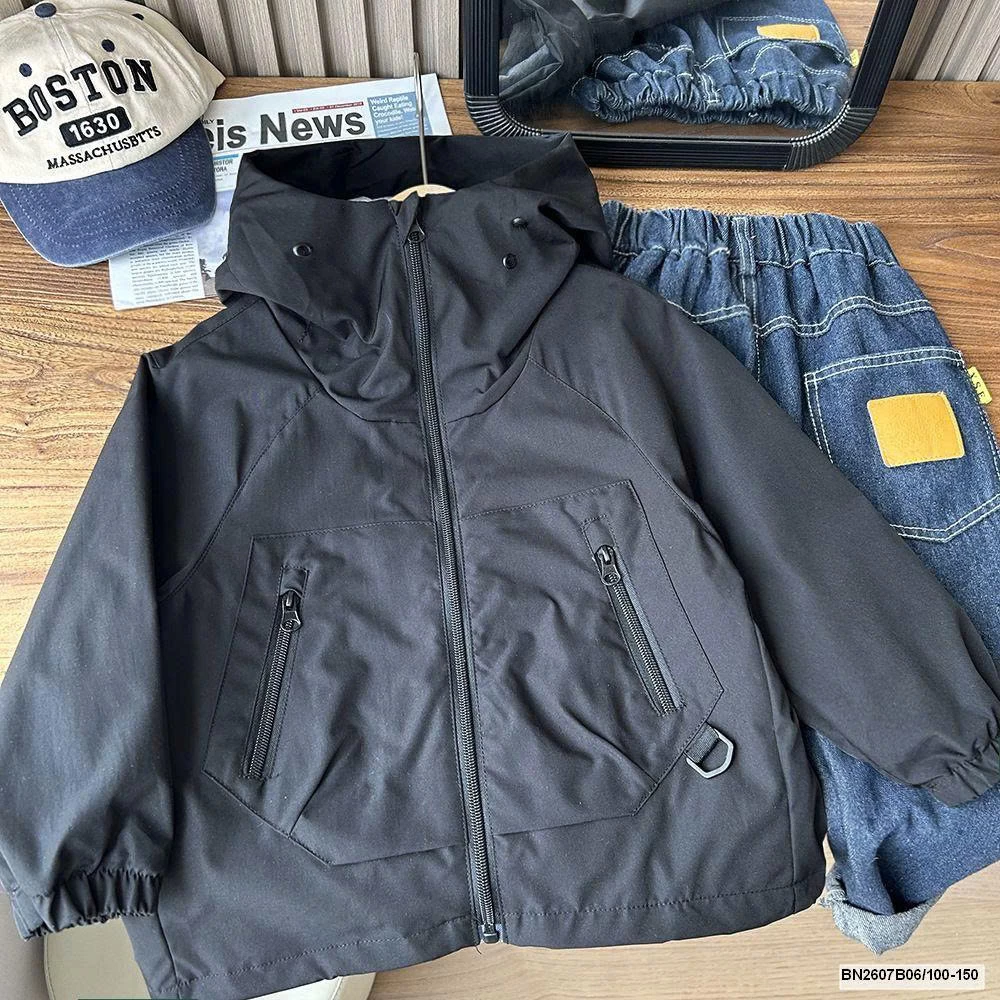 ÁO KHOÁC GIÓ 2 LỚP TÚI CHÉO