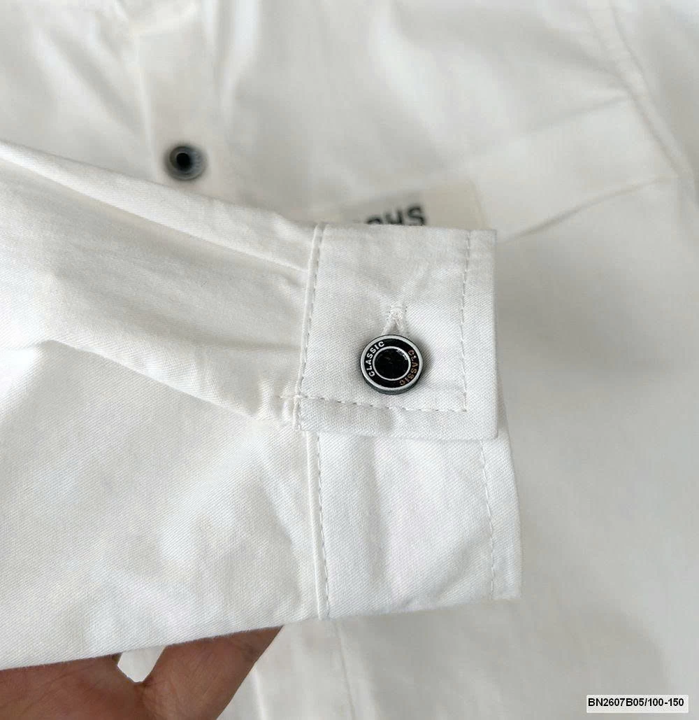 ÁO SƠ MI CỔ TÀU DÀI TAY