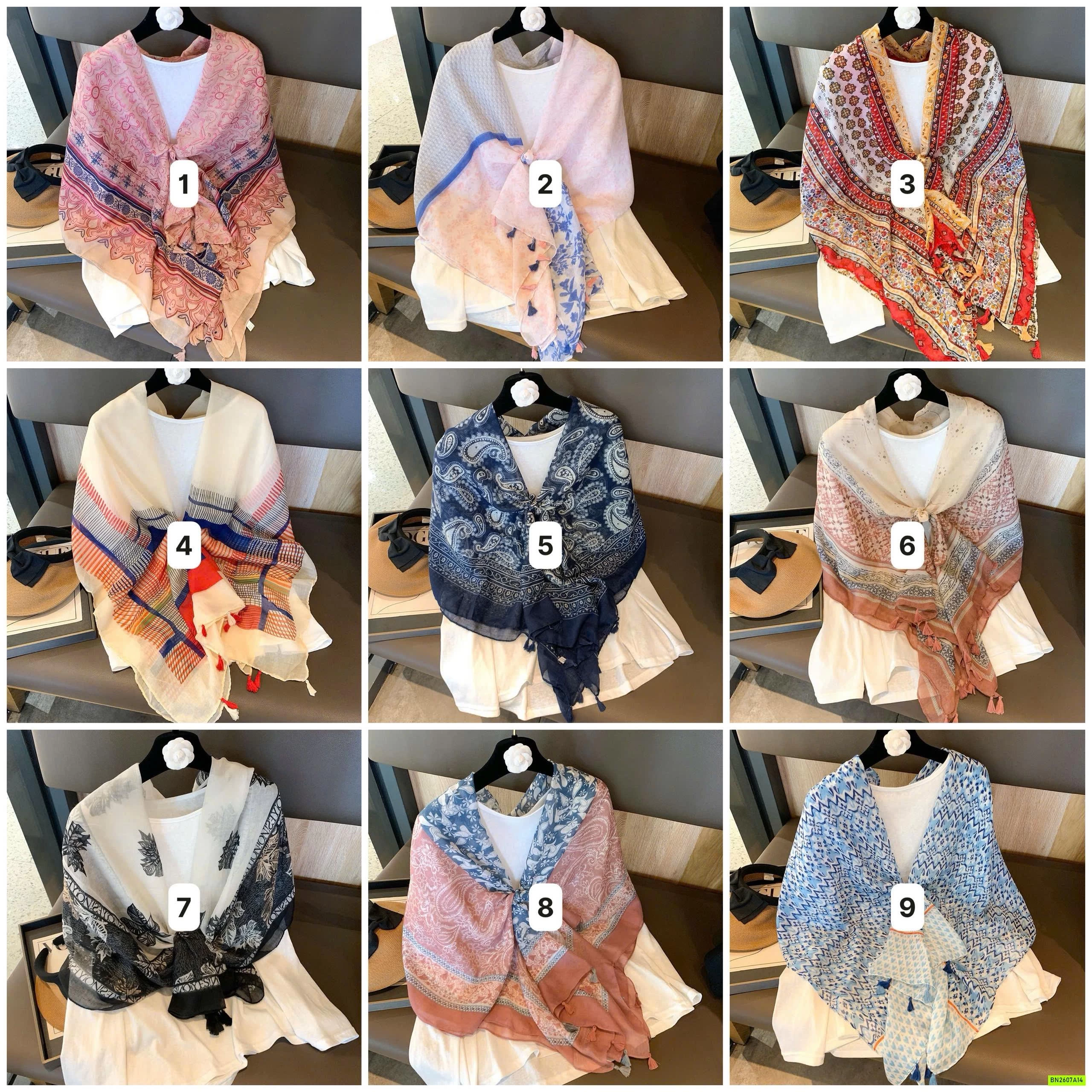 BST KHĂN LỤA LANH HOẠT TIẾT