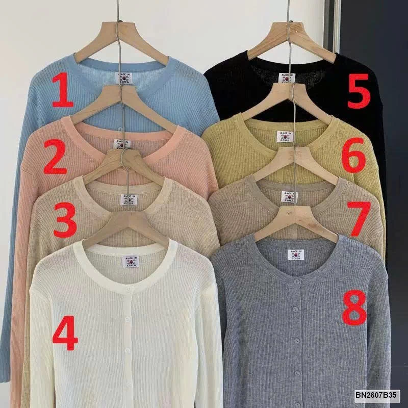 ÁO LEN CARDIGAN MỎNG HÀN QUỐC