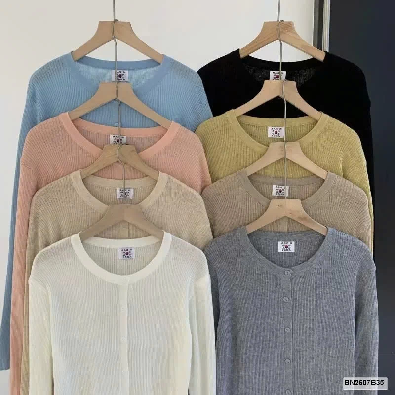 ÁO LEN CARDIGAN MỎNG HÀN QUỐC