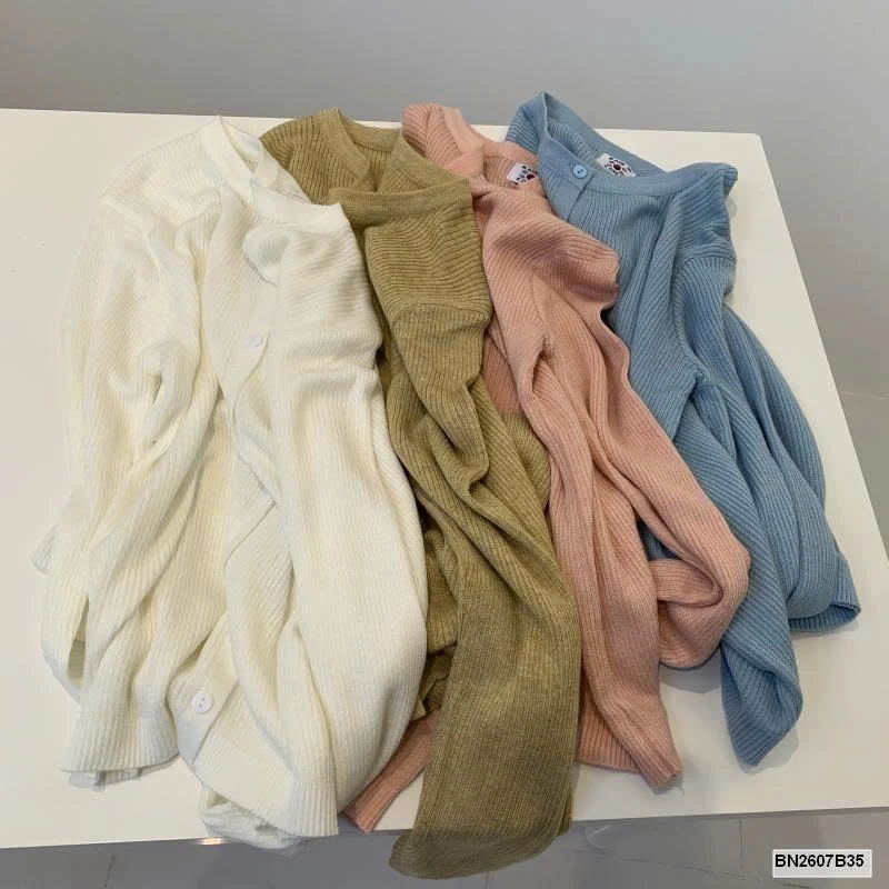 ÁO LEN CARDIGAN MỎNG HÀN QUỐC