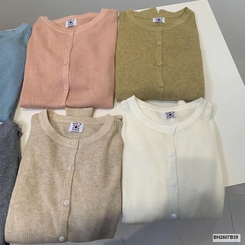 ÁO LEN CARDIGAN MỎNG HÀN QUỐC