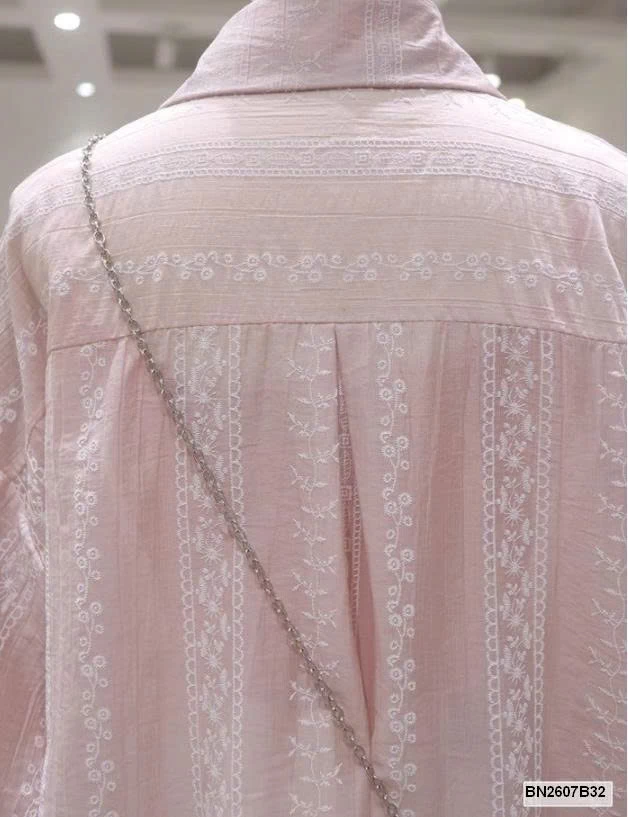 ÁO SƠ MI MỎNG THÊU HOA