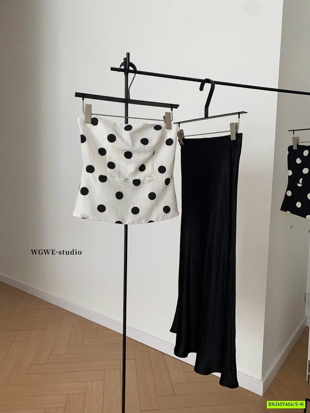 ÁO ỐNG CHẤM BI KIỂU PHÁP WGWE