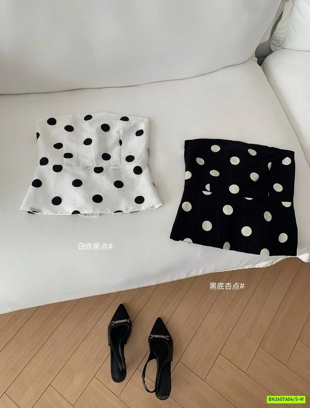 ÁO ỐNG CHẤM BI KIỂU PHÁP WGWE