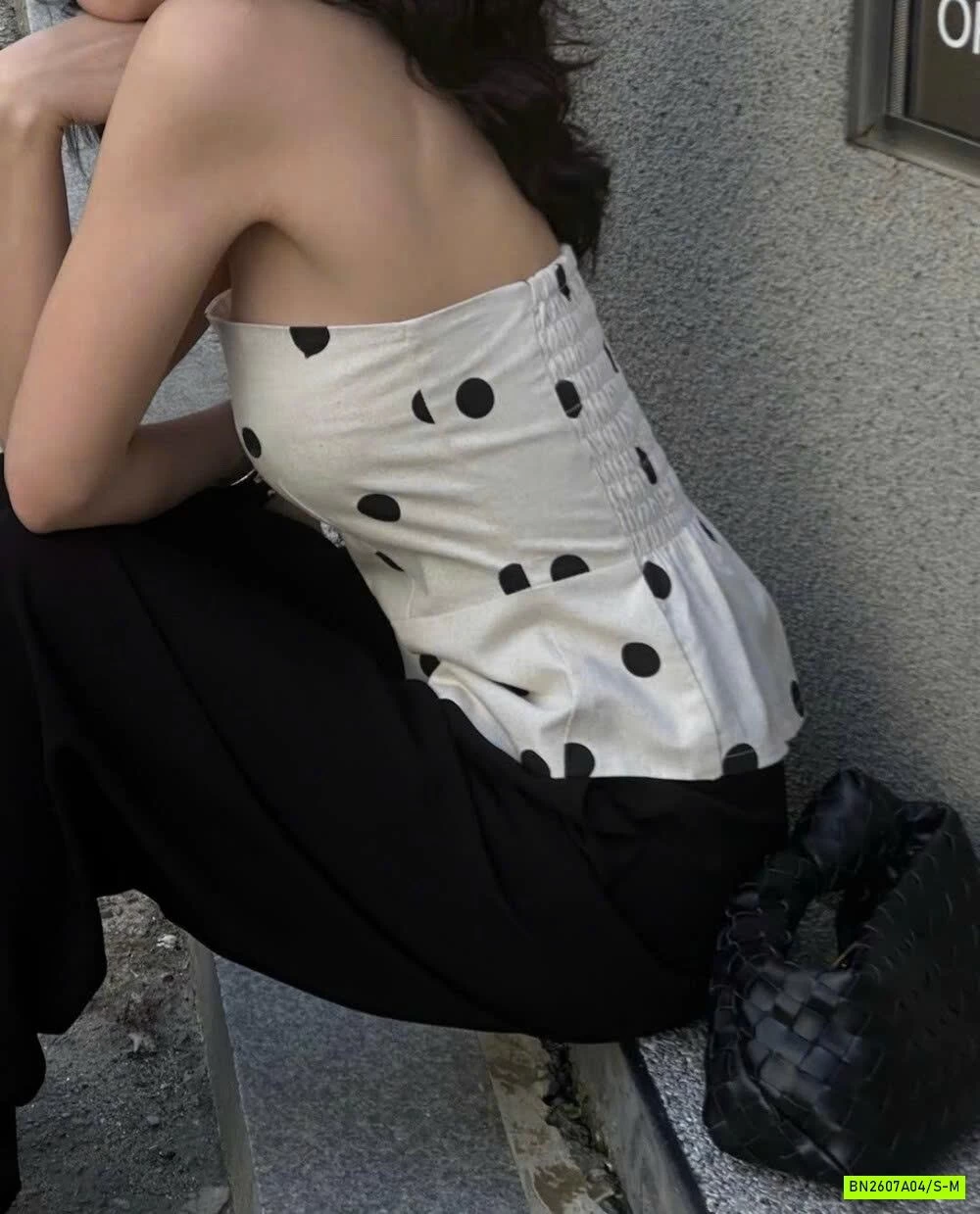 ÁO ỐNG CHẤM BI KIỂU PHÁP WGWE