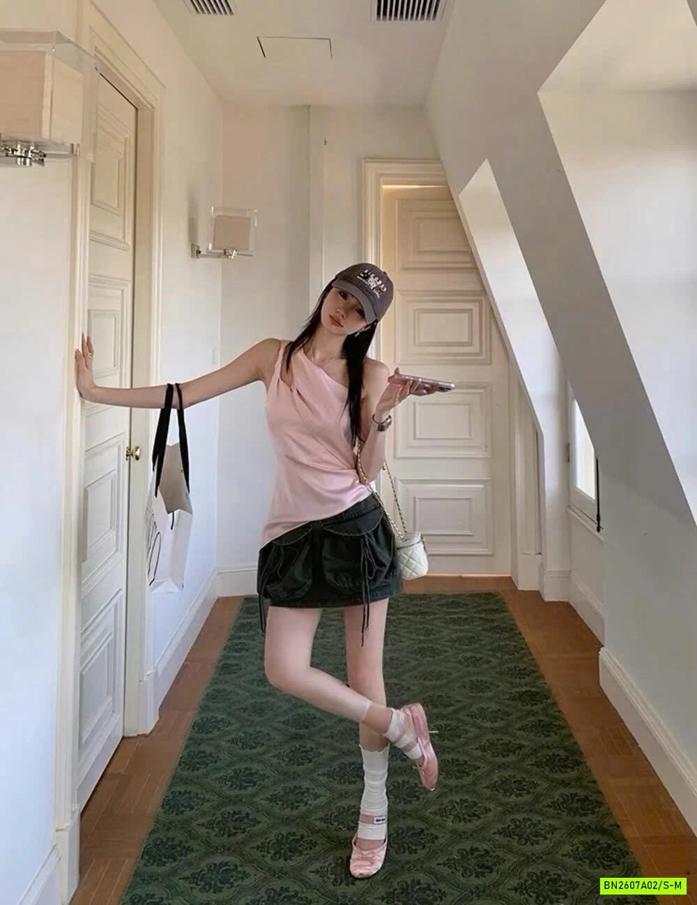 ÁO LỤA LỆNH VAI WGWE