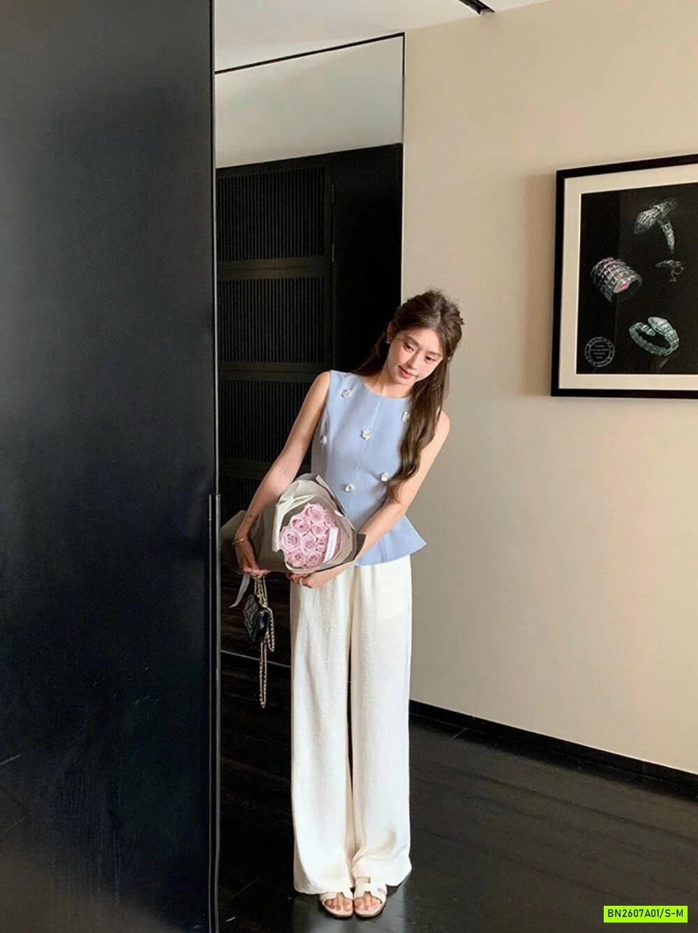 ÁO PEP GẮN HOA WGWE