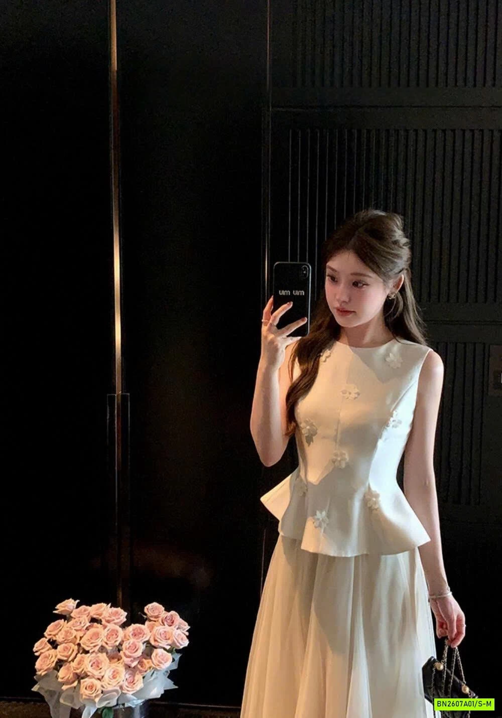 ÁO PEP GẮN HOA WGWE