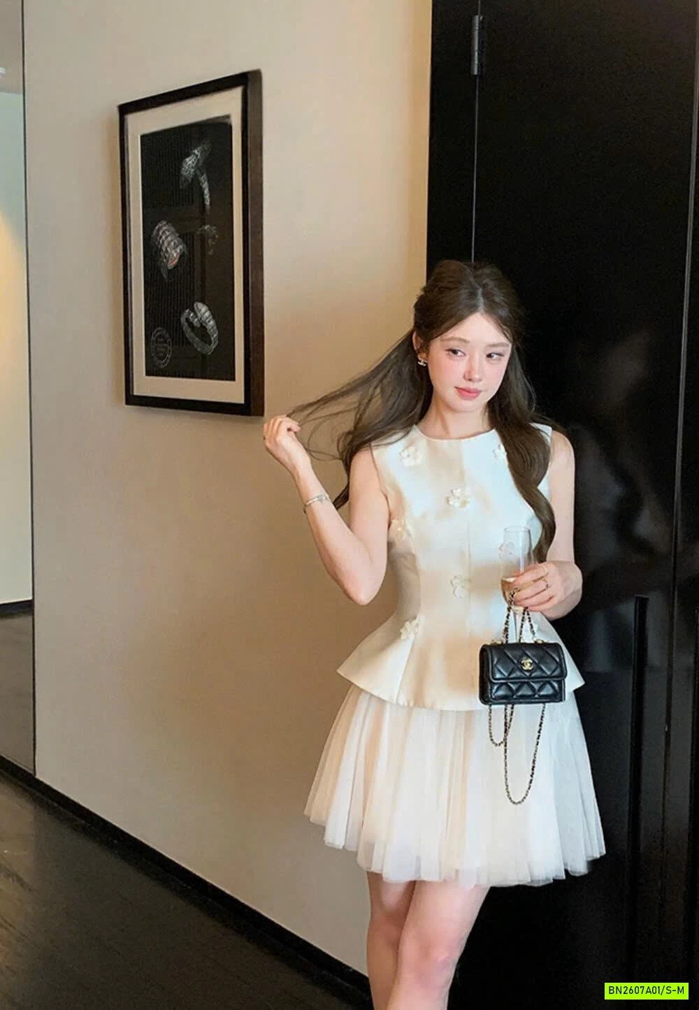 ÁO PEP GẮN HOA WGWE