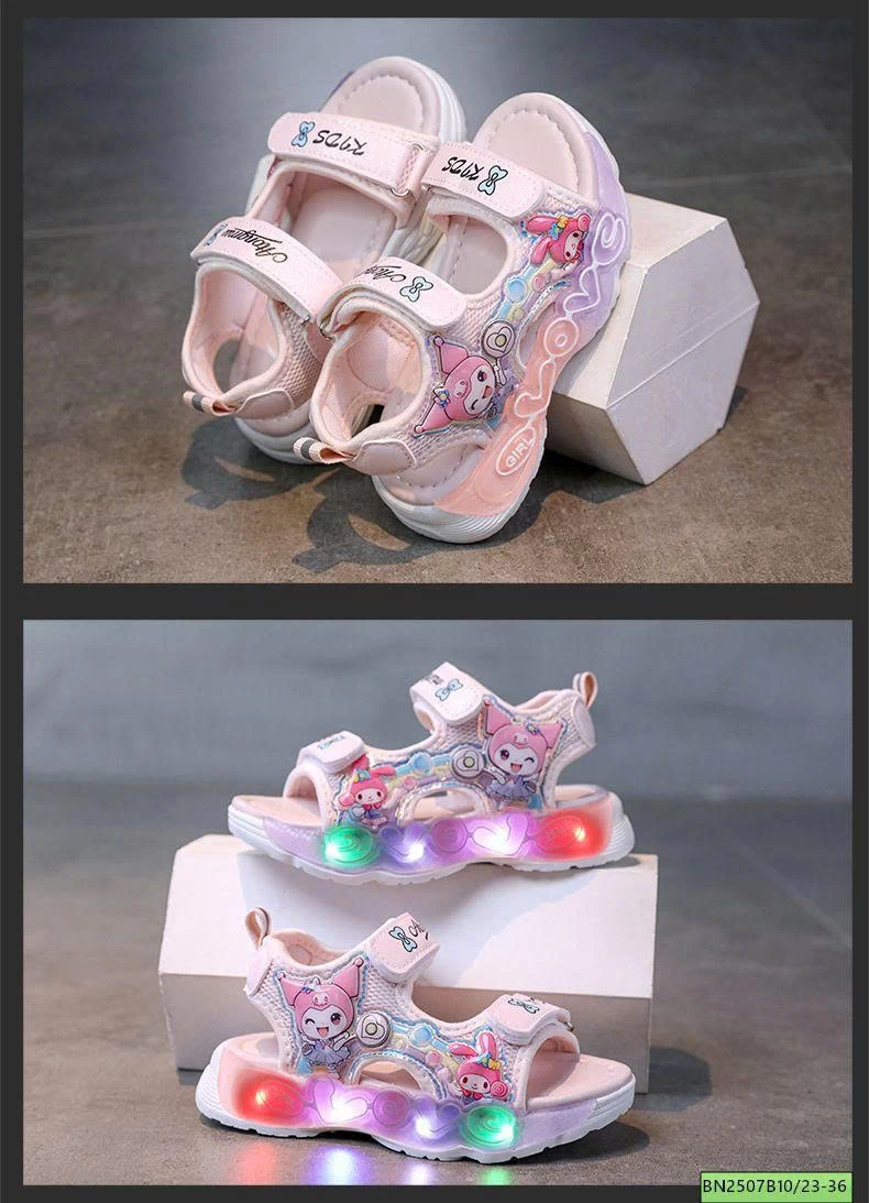 SANDAL KUROMI BÉ GÁI GẮN ĐÈN PHÁT SÁNG
