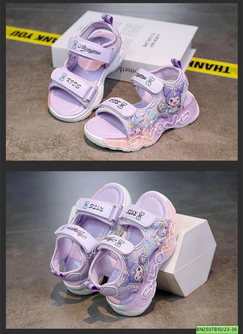 SANDAL KUROMI BÉ GÁI GẮN ĐÈN PHÁT SÁNG