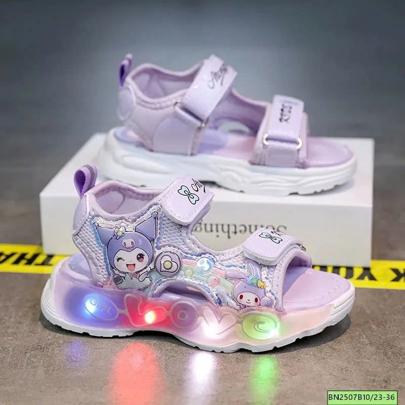 SANDAL KUROMI BÉ GÁI GẮN ĐÈN PHÁT SÁNG