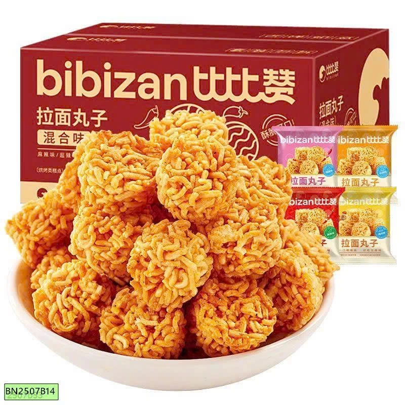 SÉT 2 THÙNG MÌ VIÊN ĂN LIỀN BIBIZAN