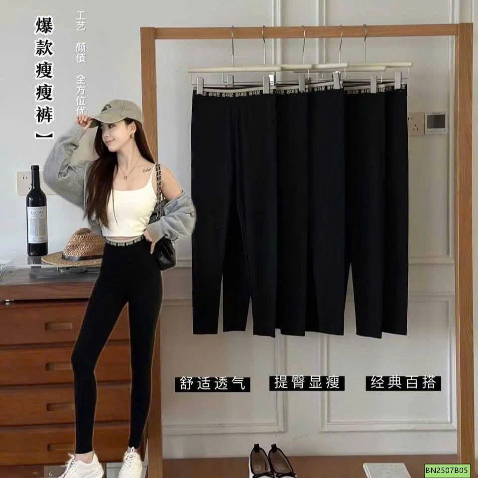 QUẦN LEGGING CẠP CHỮ HÀN