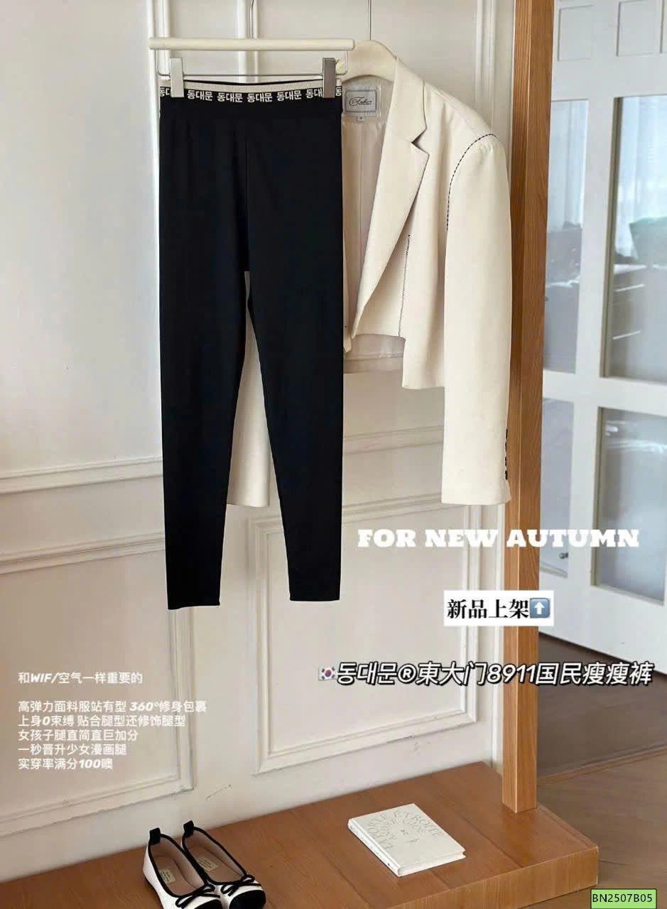 QUẦN LEGGING CẠP CHỮ HÀN