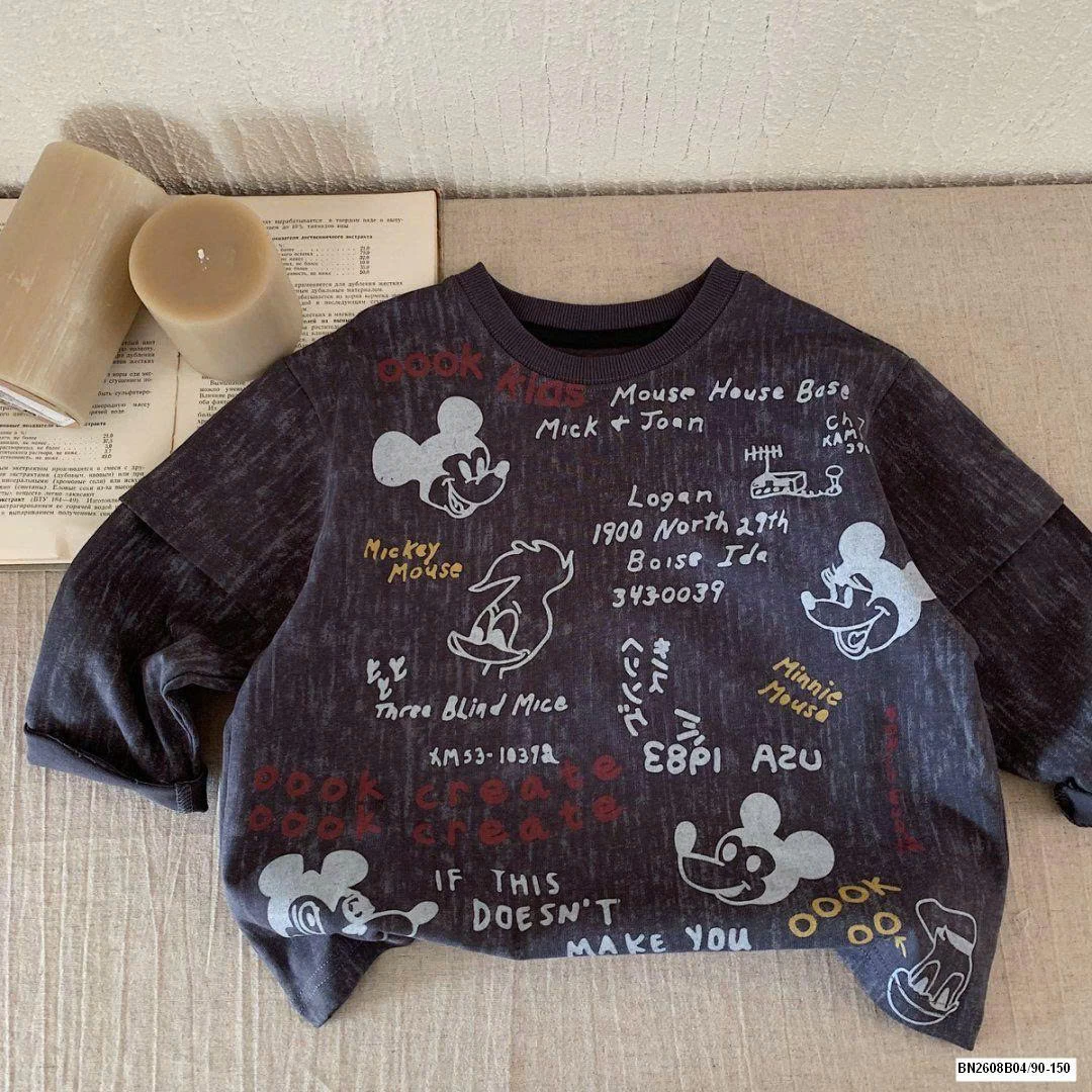 ÁO THUN MICKEY DÀI TAY