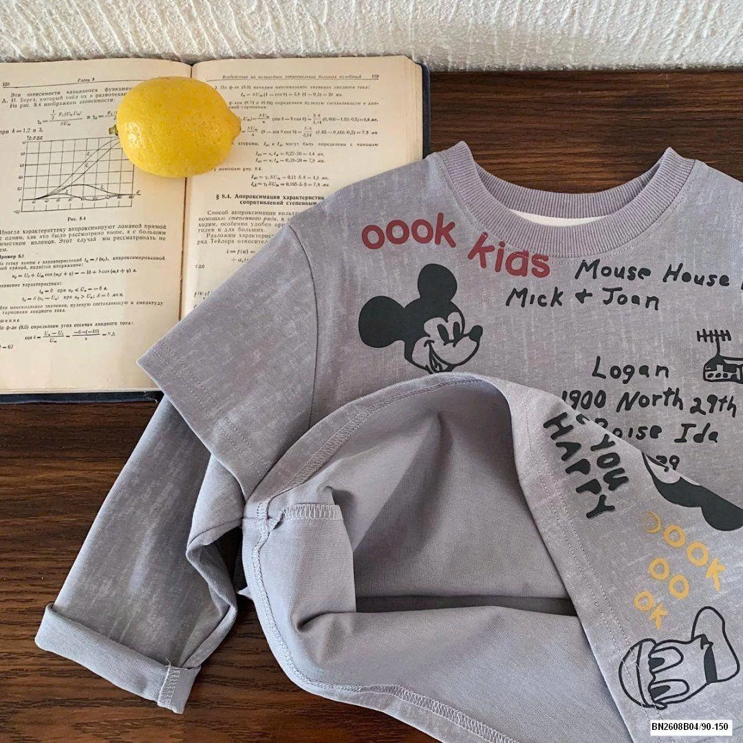 ÁO THUN MICKEY DÀI TAY