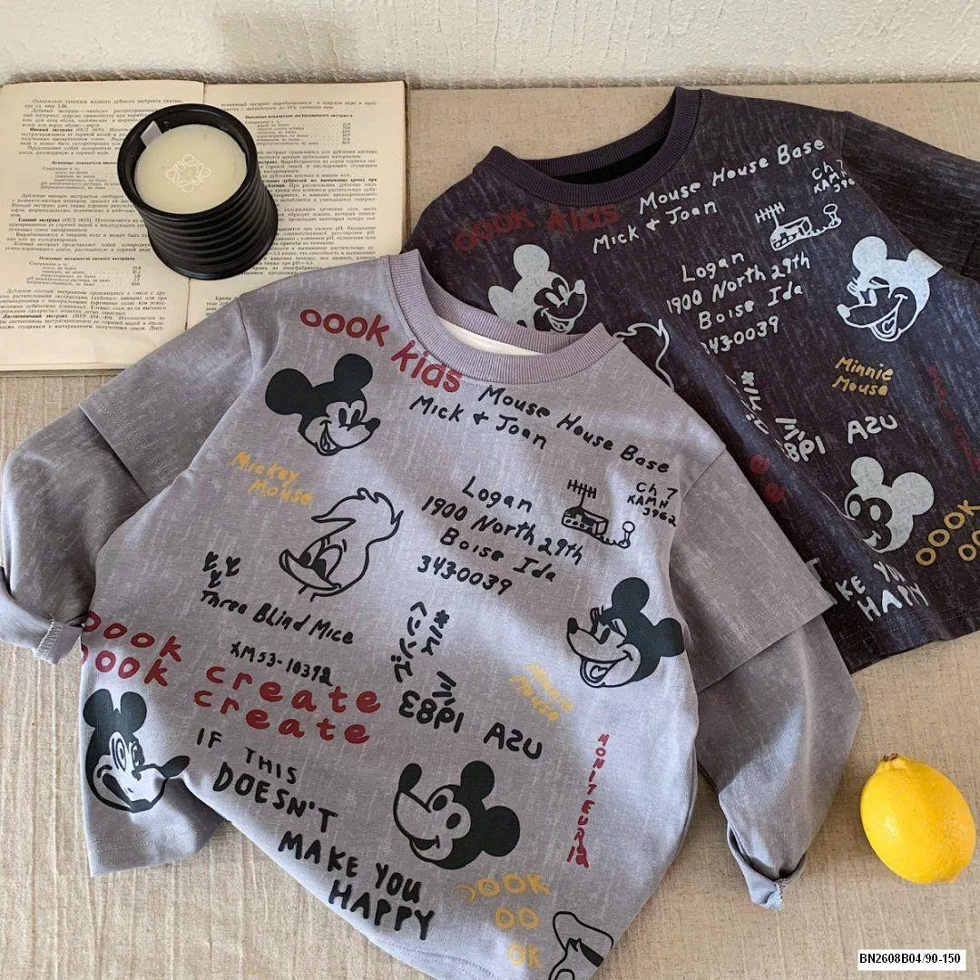 ÁO THUN MICKEY DÀI TAY