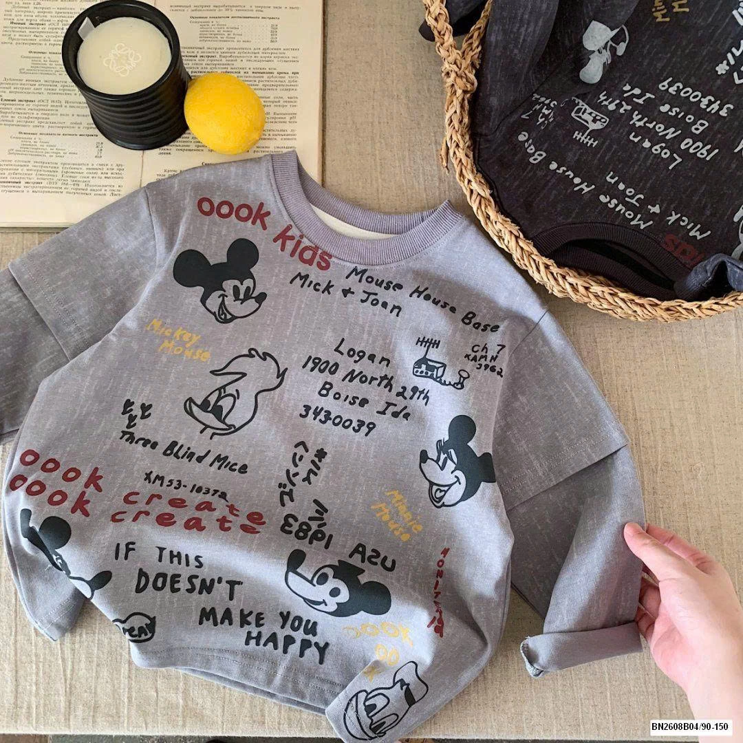 ÁO THUN MICKEY DÀI TAY