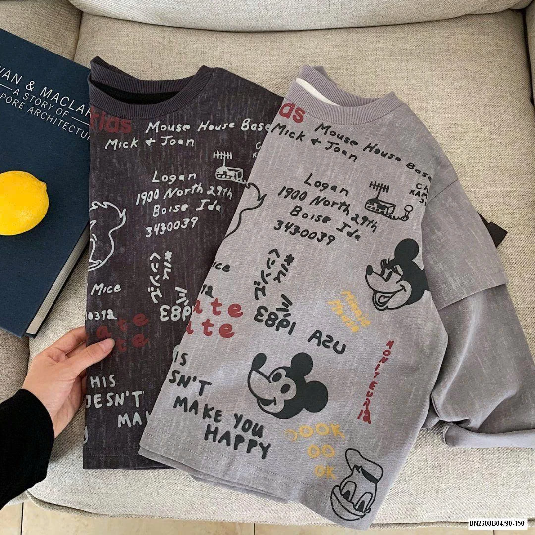 ÁO THUN MICKEY DÀI TAY