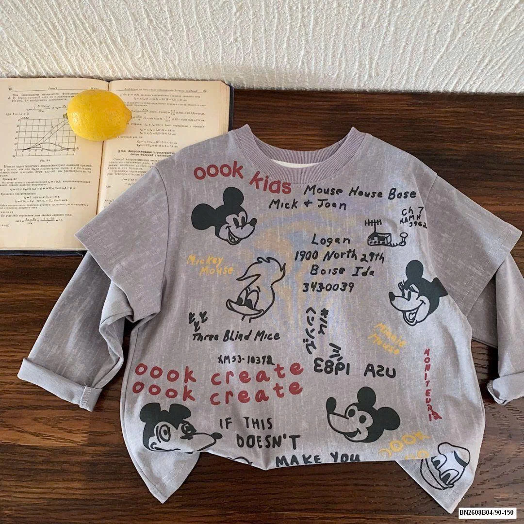 ÁO THUN MICKEY DÀI TAY