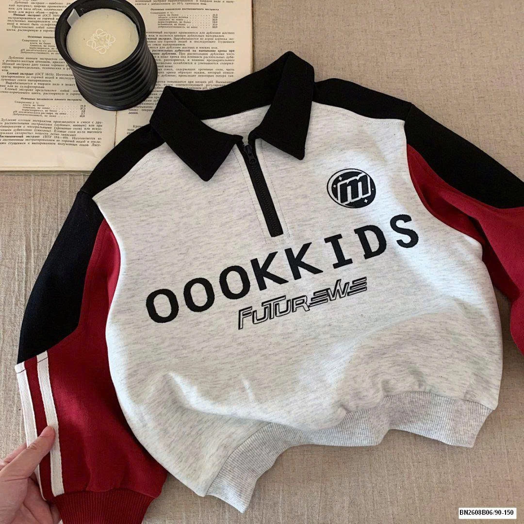 ÁO NỈ THỂ THAO OOOKIDS