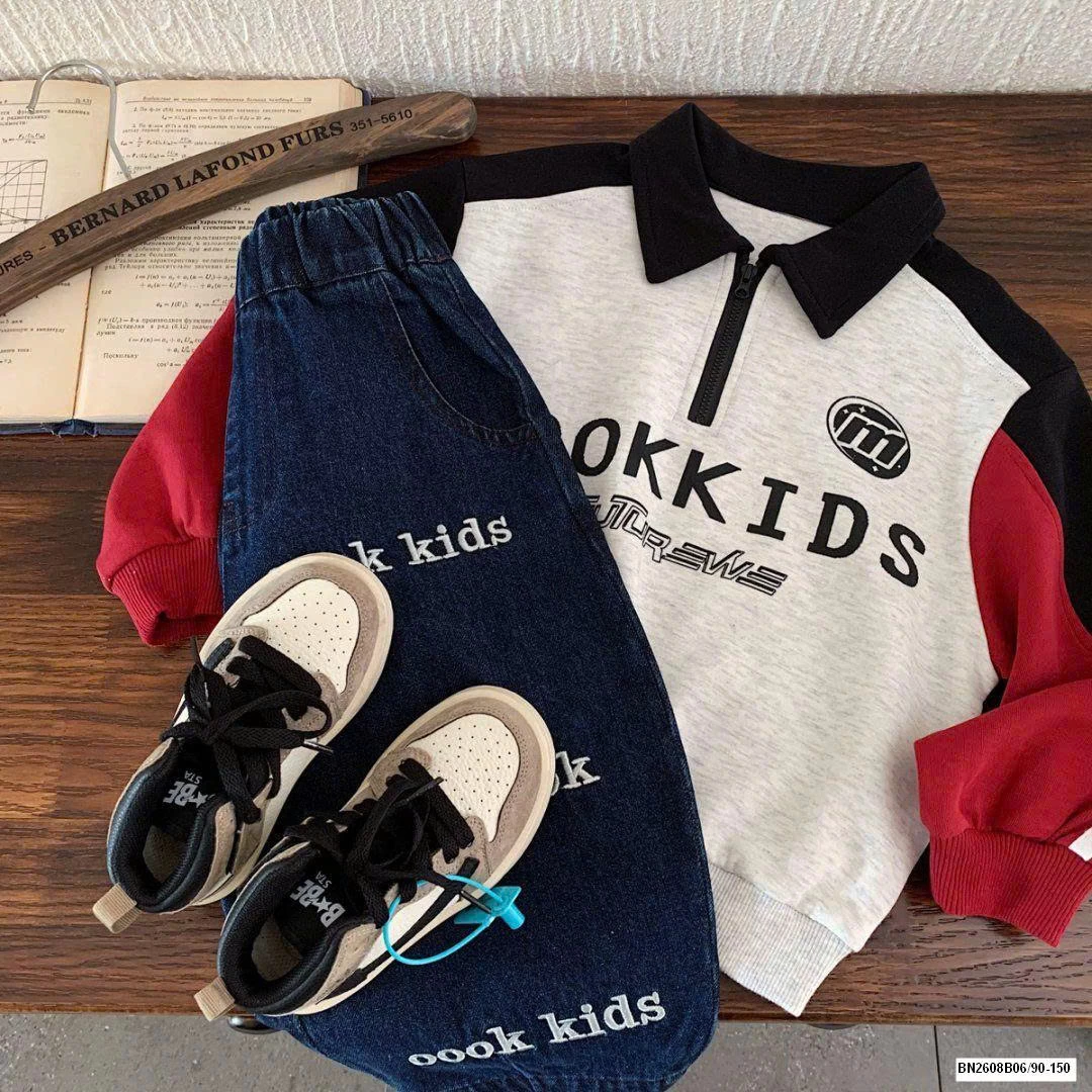 ÁO NỈ THỂ THAO OOOKIDS