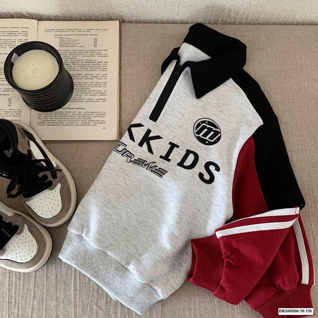 ÁO NỈ THỂ THAO OOOKIDS