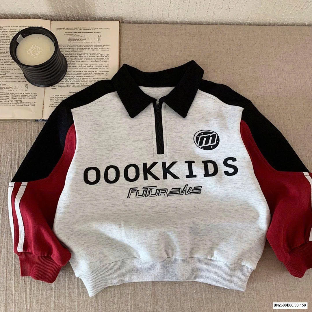 ÁO NỈ THỂ THAO OOOKIDS