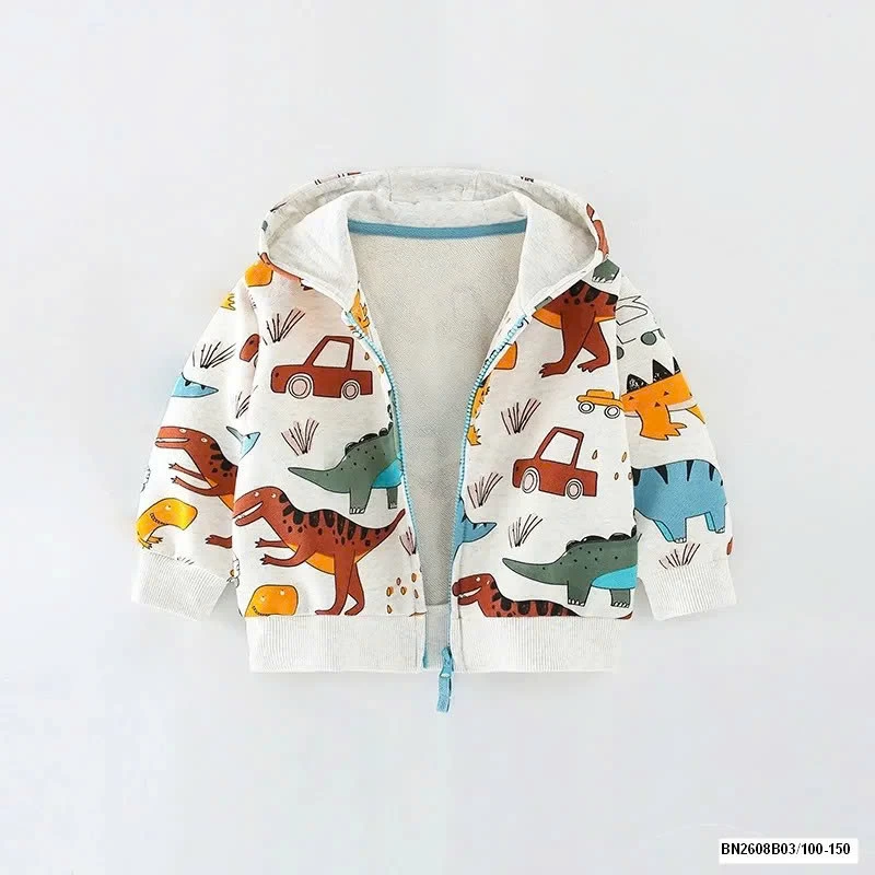 ÁO KHOÁC NỈ KHỦNG LONG