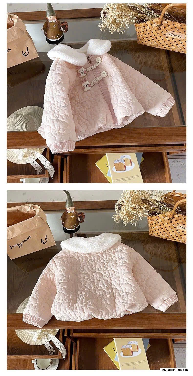 ÁO KHOÁC THỎ CỔ LÔNG