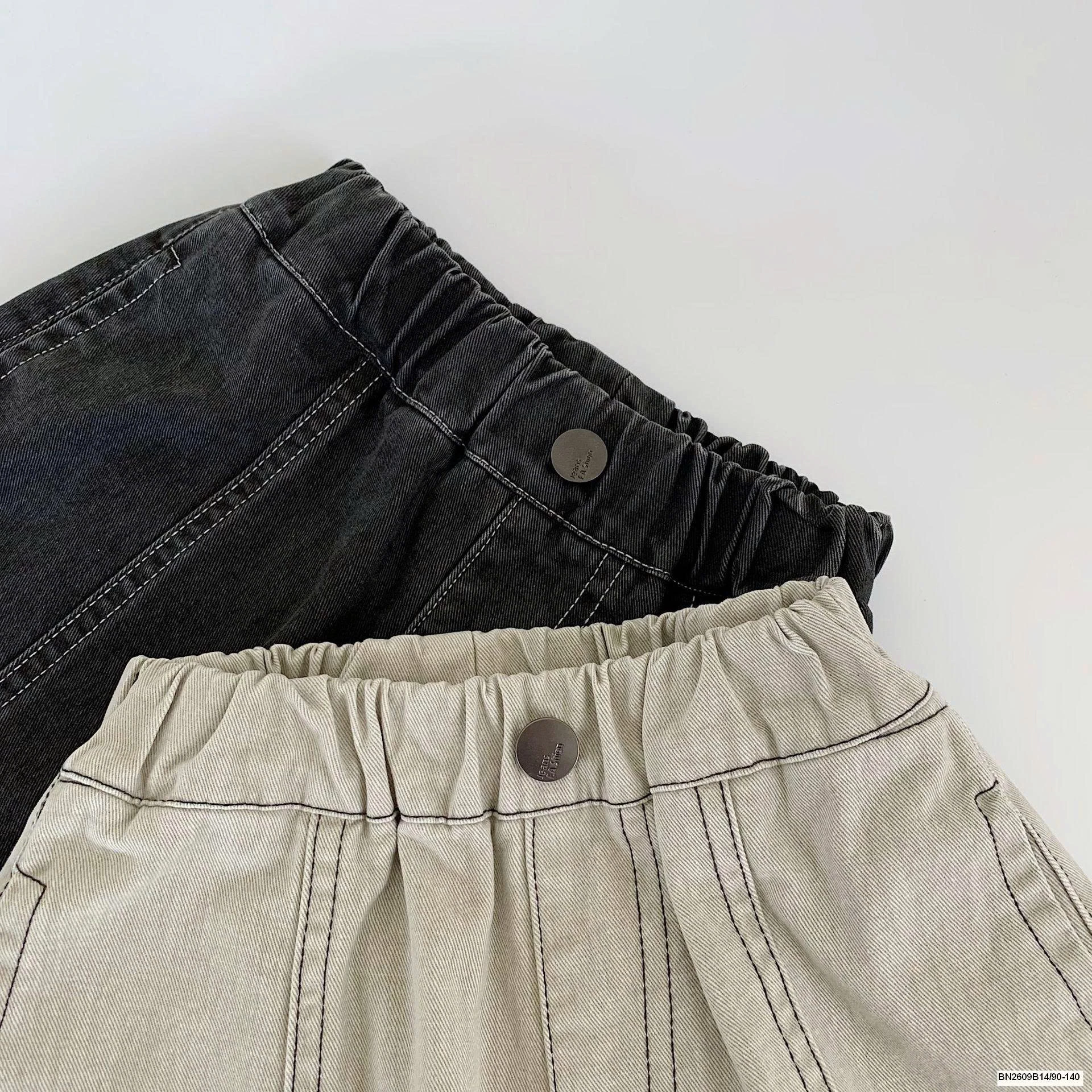 QUẦN CHỈ NỔI CẠP CHUN DÁNG RỘNG CHO BÉ TRAI