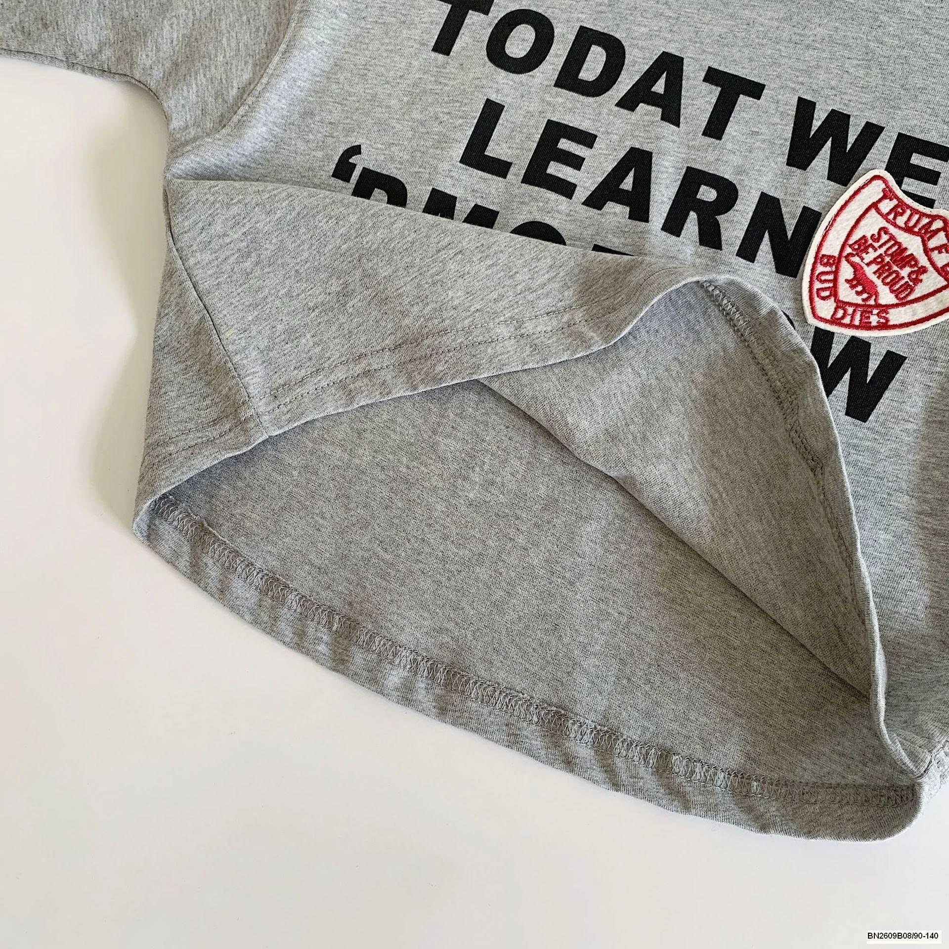 ÁO THUN DÀI TAY IN CHỮ ĐÍNH LOGO