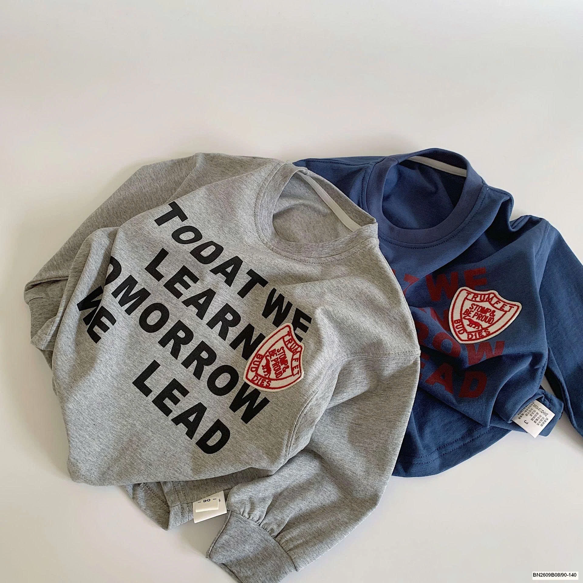 ÁO THUN DÀI TAY IN CHỮ ĐÍNH LOGO