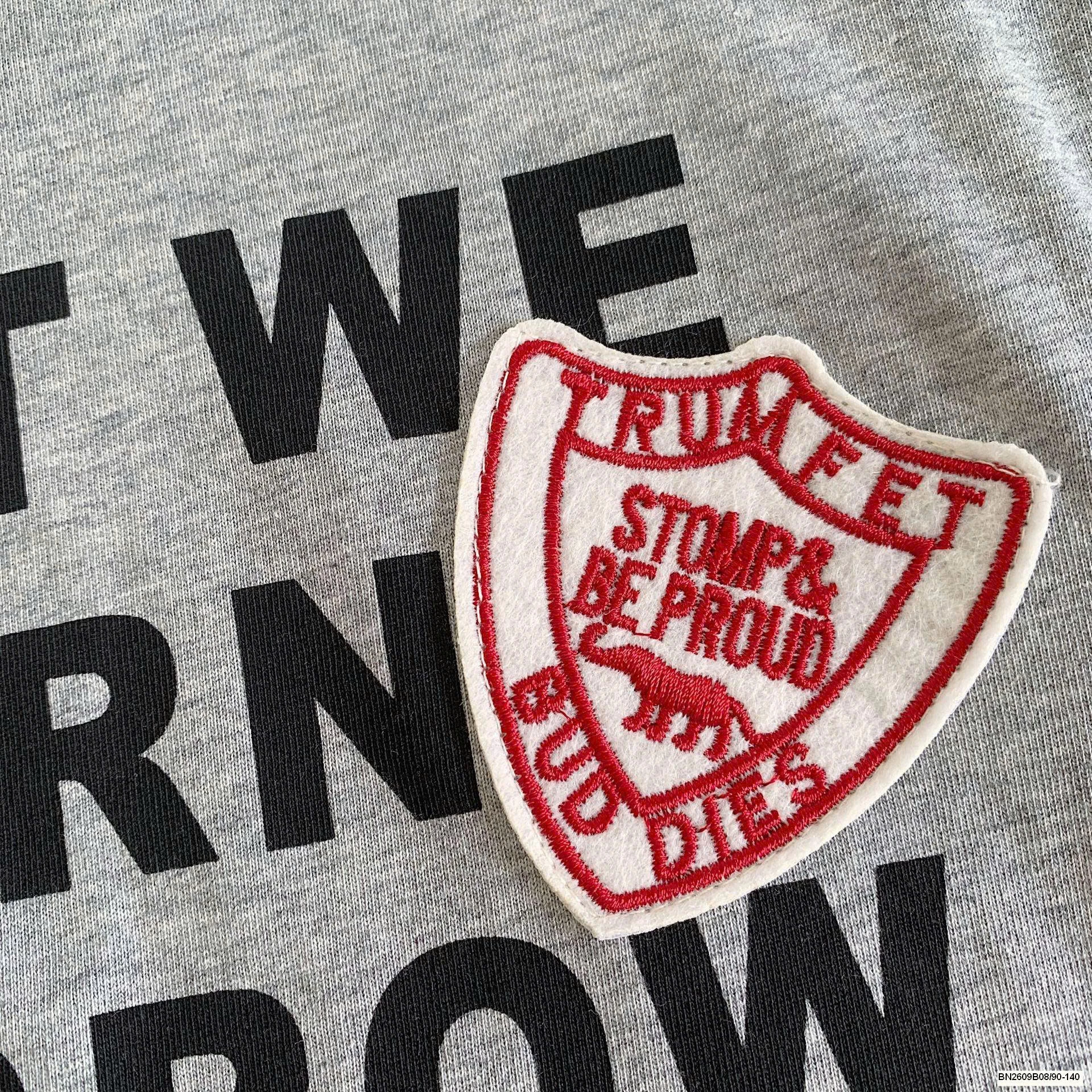 ÁO THUN DÀI TAY IN CHỮ ĐÍNH LOGO