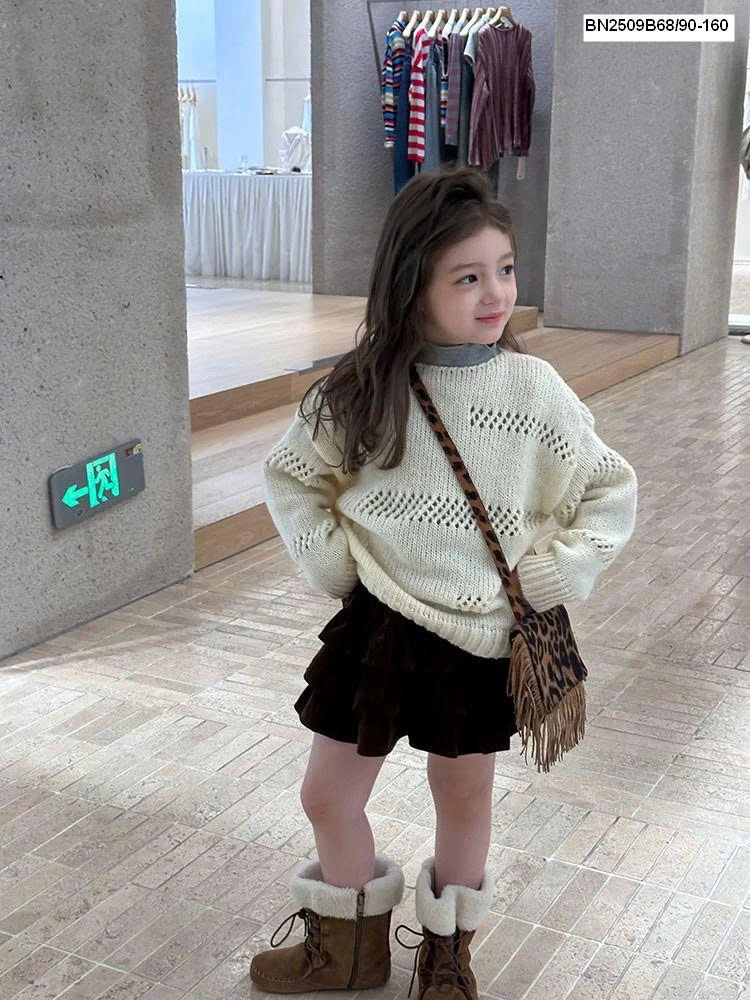 Áo len dệt 25G099 nhà Ambb