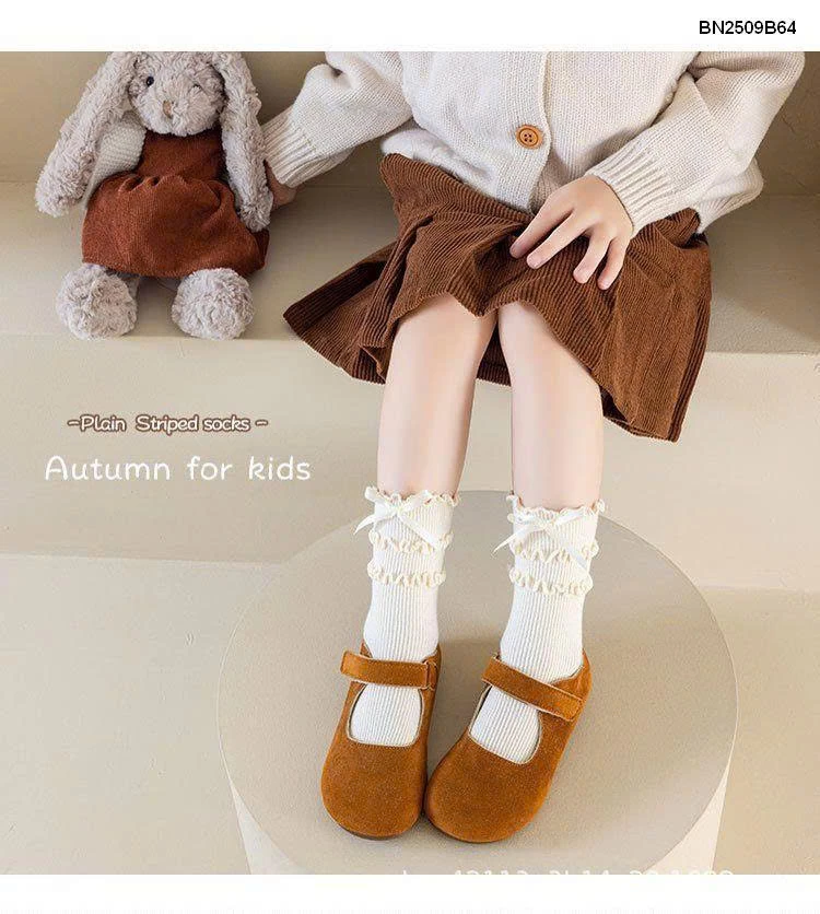 Tất bèo nơ công chúa cho bé gái