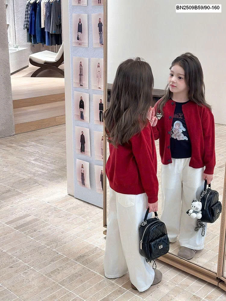 ÁO CARDIGAN TRÁI TIM AMBB 25G101