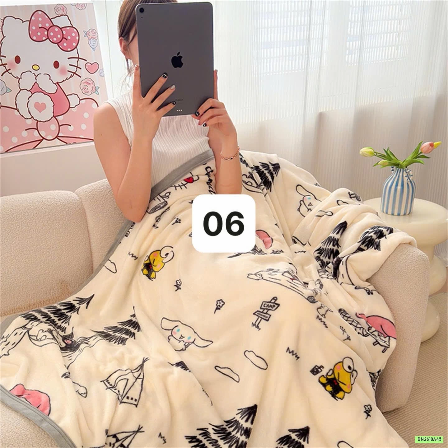 CHĂN BĂNG NHUNG DỄ THƯƠNG