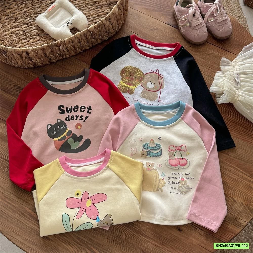 ÁO THUN PHỐI MÀU TAY