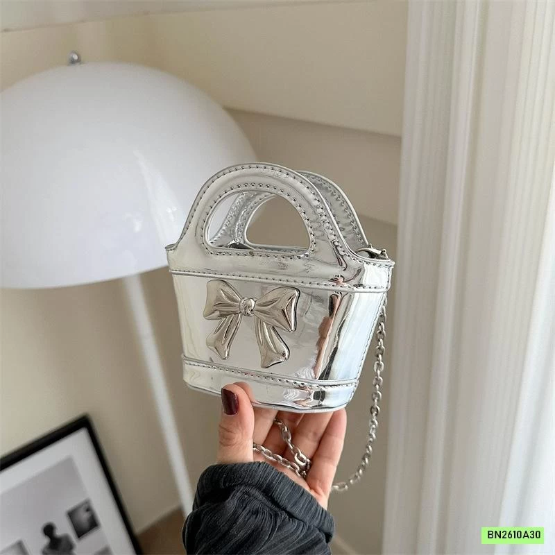 TÚI NƠ MINI DA BÓNG CHO BÉ