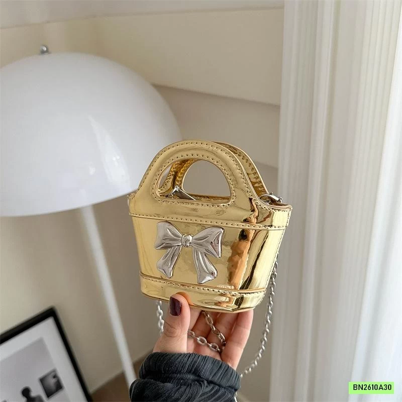 TÚI NƠ MINI DA BÓNG CHO BÉ