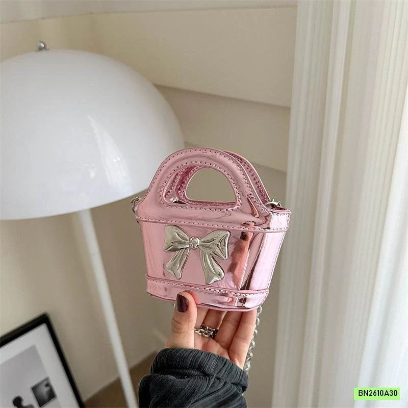 TÚI NƠ MINI DA BÓNG CHO BÉ