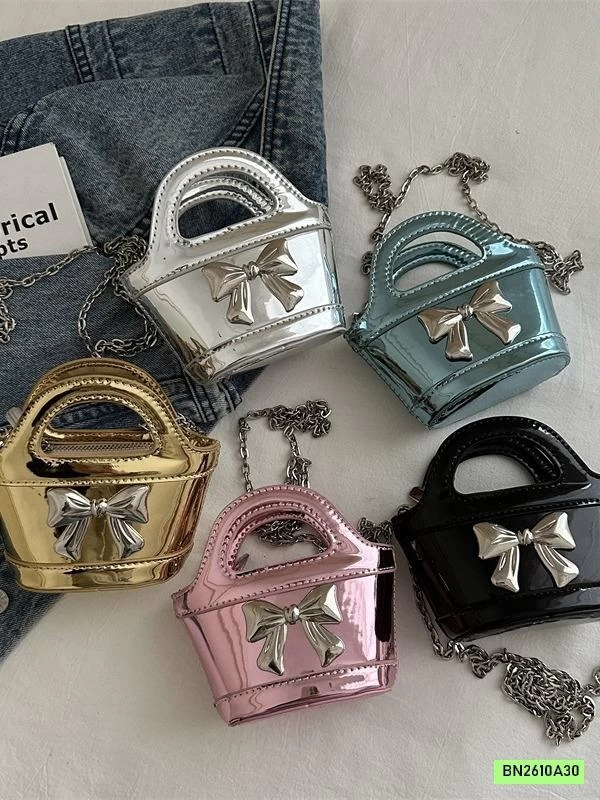 TÚI NƠ MINI DA BÓNG CHO BÉ